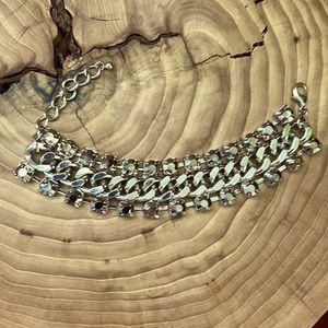 Silver Tone Cuff Bracelet
